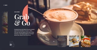 Přiklad použití oranžové barvy